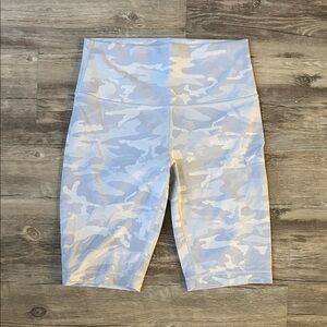 Lululemon Camouflage High-Waisted Biker Shorts